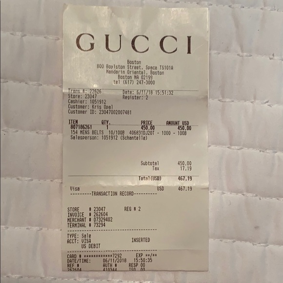 Authentic Gucci Belt - Picture 6 of 9